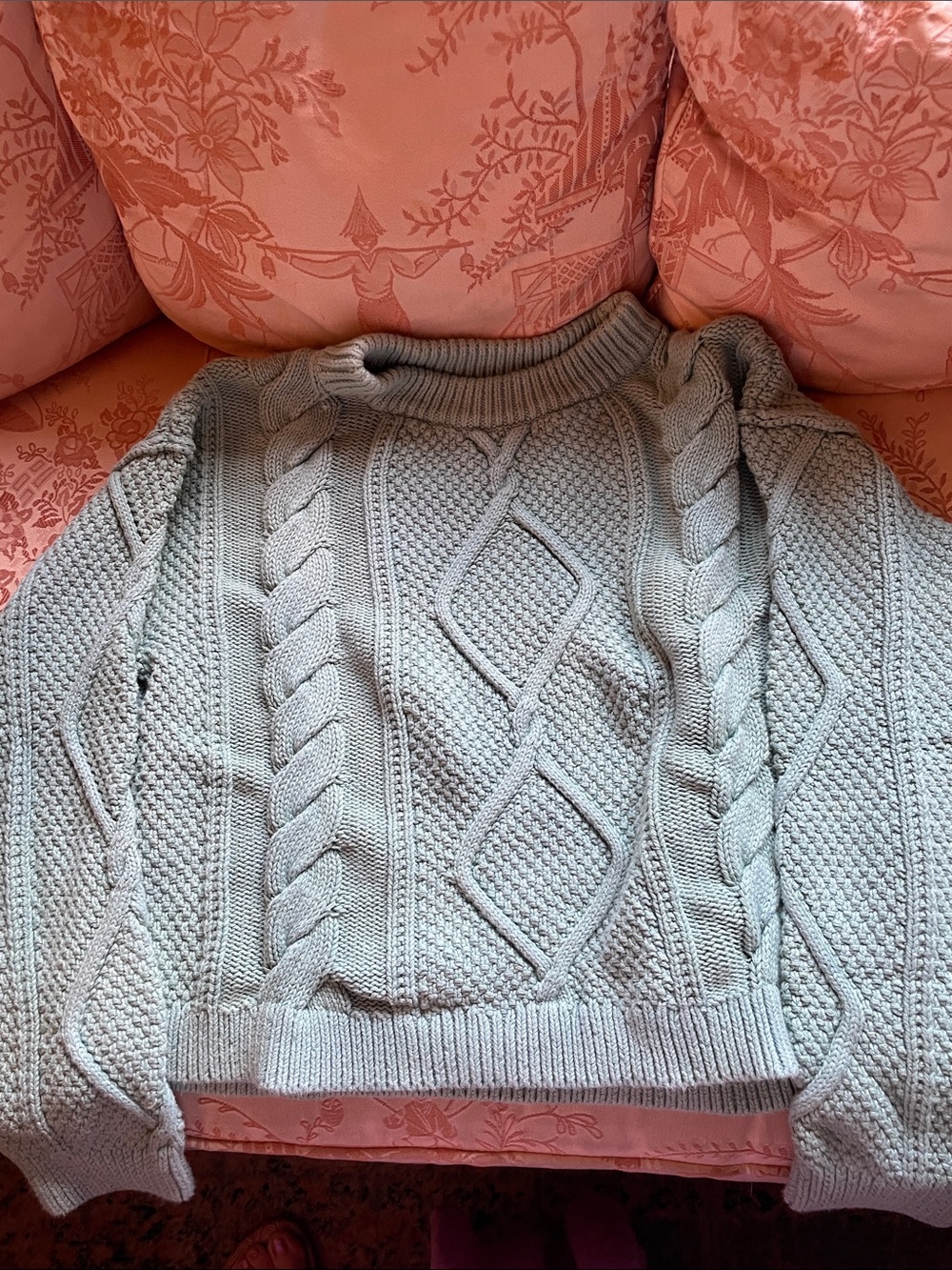 Cotton Cable Knit Sweater